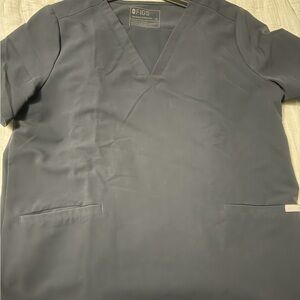 Figs Scrub Set Casma Top/Kade pants in dark harbor Sz XL